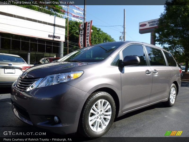 Predawn Gray Mica / Ash 2015 Toyota Sienna XLE