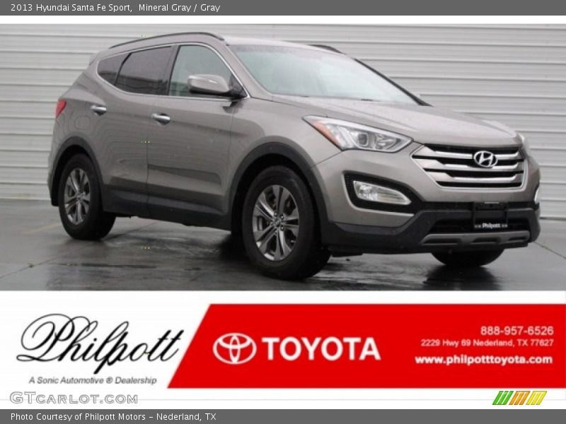 Mineral Gray / Gray 2013 Hyundai Santa Fe Sport