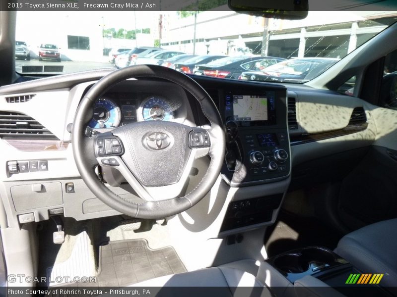 Predawn Gray Mica / Ash 2015 Toyota Sienna XLE