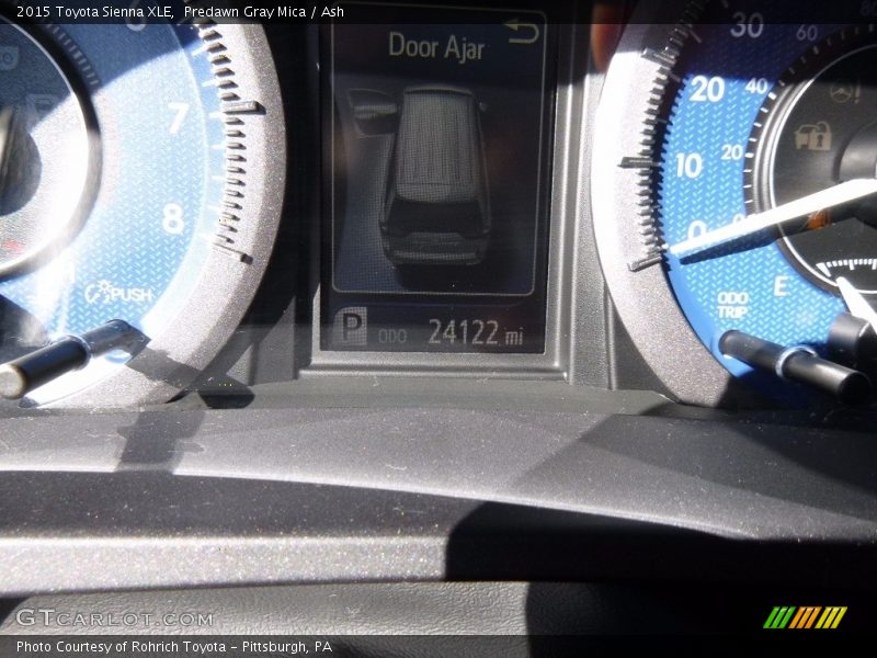 Predawn Gray Mica / Ash 2015 Toyota Sienna XLE