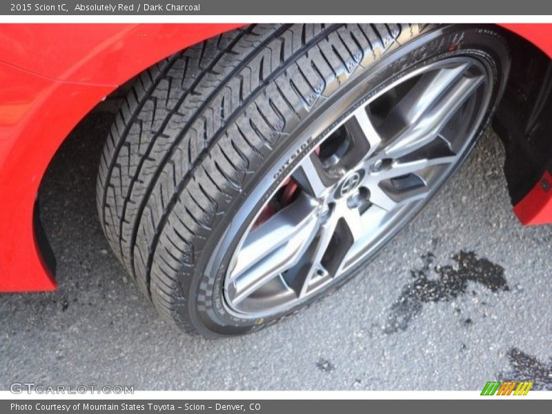 Absolutely Red / Dark Charcoal 2015 Scion tC