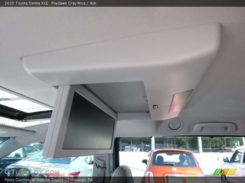 Predawn Gray Mica / Ash 2015 Toyota Sienna XLE