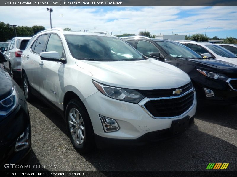 Iridescent Pearl Tricoat / Jet Black 2018 Chevrolet Equinox LT AWD