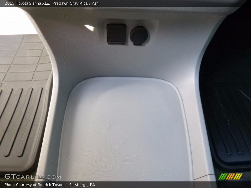 Predawn Gray Mica / Ash 2015 Toyota Sienna XLE