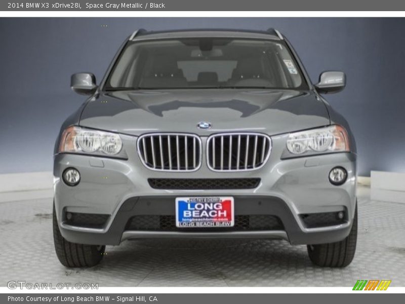 Space Gray Metallic / Black 2014 BMW X3 xDrive28i
