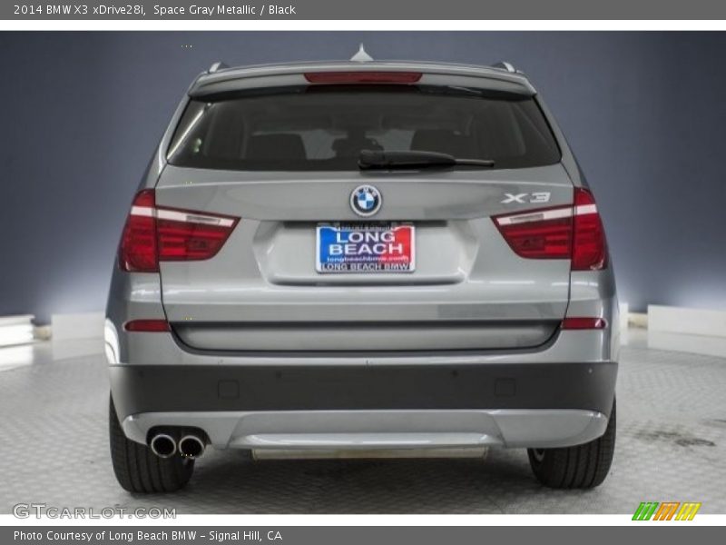 Space Gray Metallic / Black 2014 BMW X3 xDrive28i