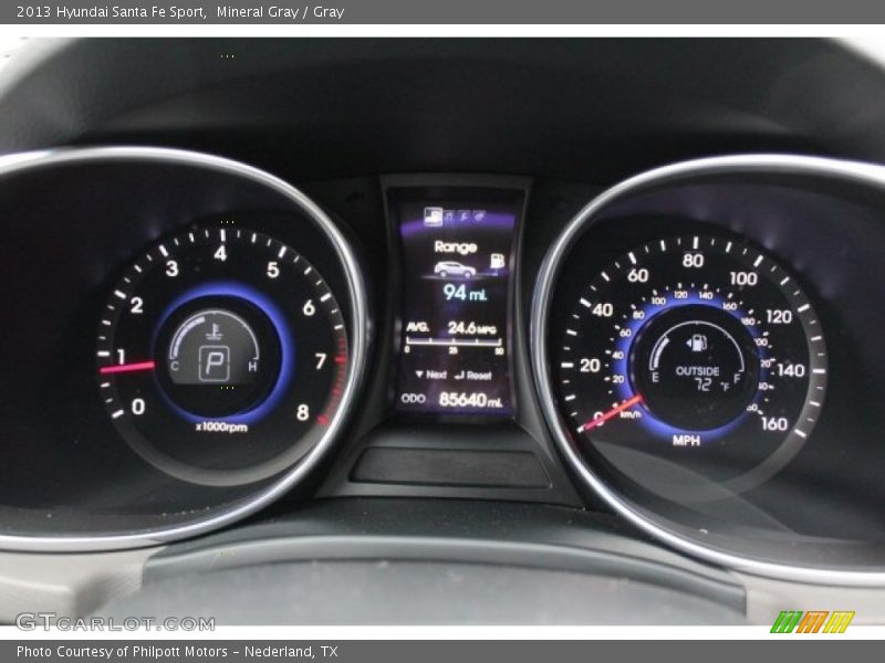 Mineral Gray / Gray 2013 Hyundai Santa Fe Sport