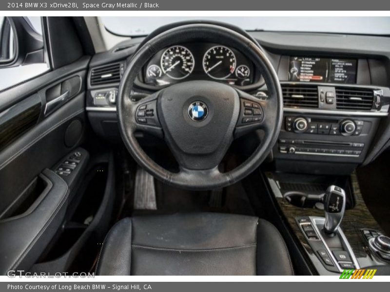 Space Gray Metallic / Black 2014 BMW X3 xDrive28i