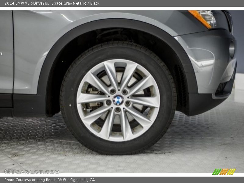 Space Gray Metallic / Black 2014 BMW X3 xDrive28i