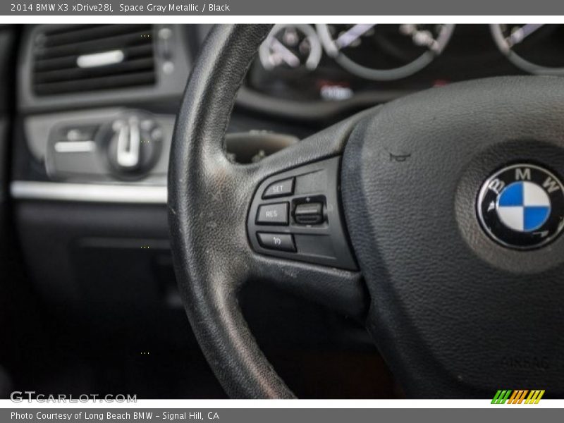 Space Gray Metallic / Black 2014 BMW X3 xDrive28i