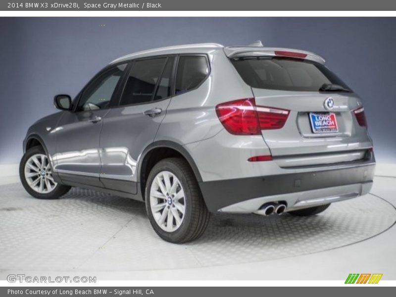 Space Gray Metallic / Black 2014 BMW X3 xDrive28i