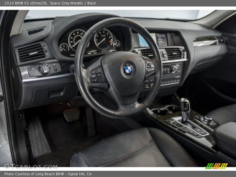 Space Gray Metallic / Black 2014 BMW X3 xDrive28i