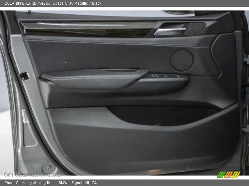 Space Gray Metallic / Black 2014 BMW X3 xDrive28i