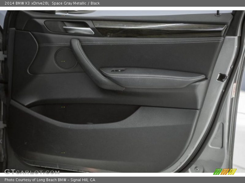 Space Gray Metallic / Black 2014 BMW X3 xDrive28i
