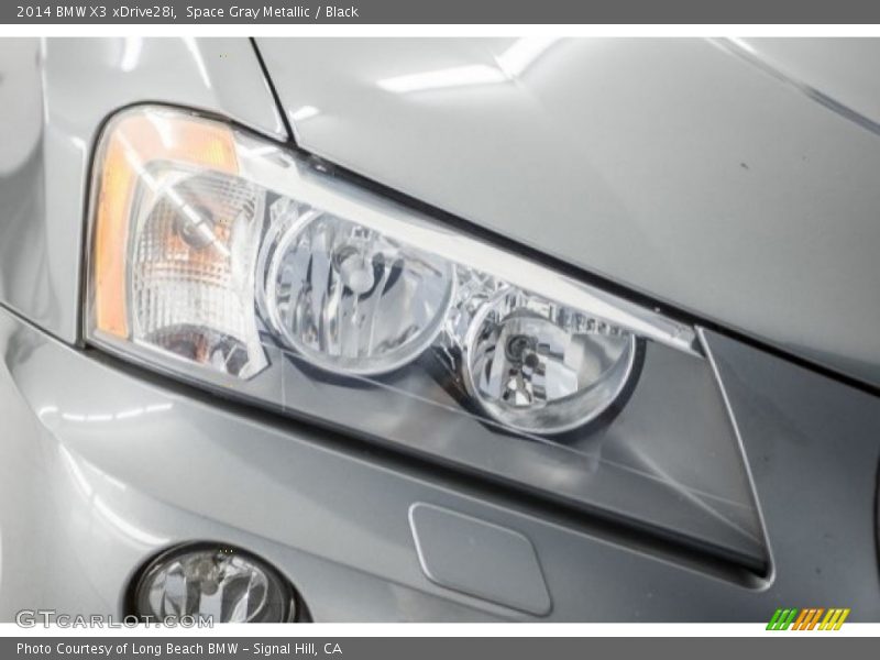 Space Gray Metallic / Black 2014 BMW X3 xDrive28i