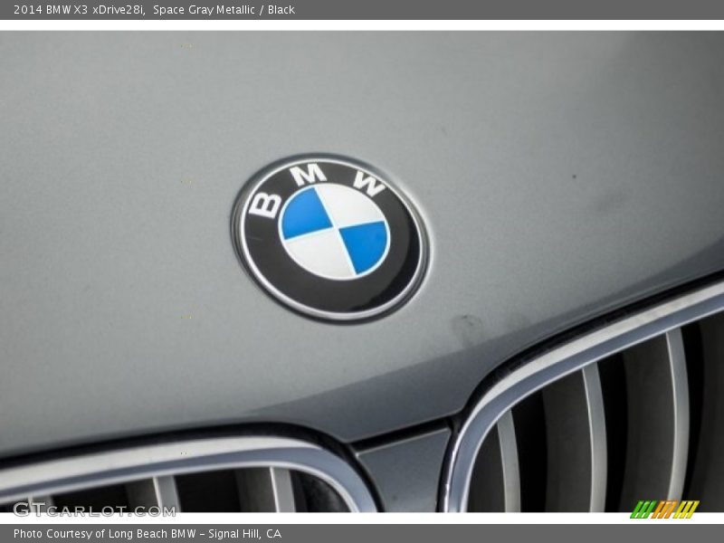 Space Gray Metallic / Black 2014 BMW X3 xDrive28i