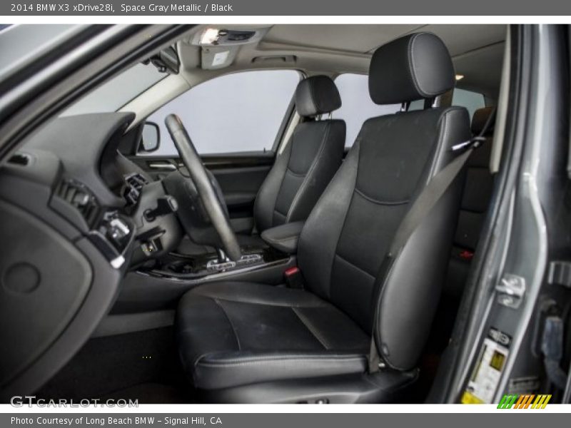Space Gray Metallic / Black 2014 BMW X3 xDrive28i