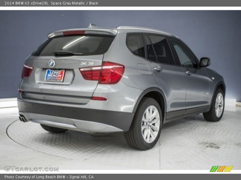 Space Gray Metallic / Black 2014 BMW X3 xDrive28i