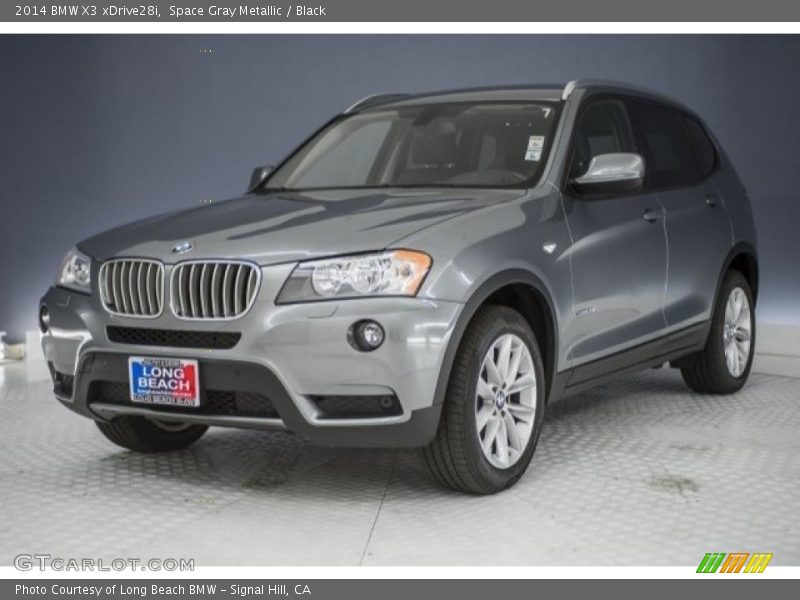 Space Gray Metallic / Black 2014 BMW X3 xDrive28i