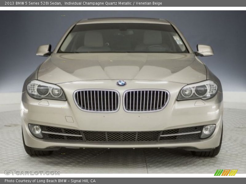 Individual Champagne Quartz Metallic / Venetian Beige 2013 BMW 5 Series 528i Sedan