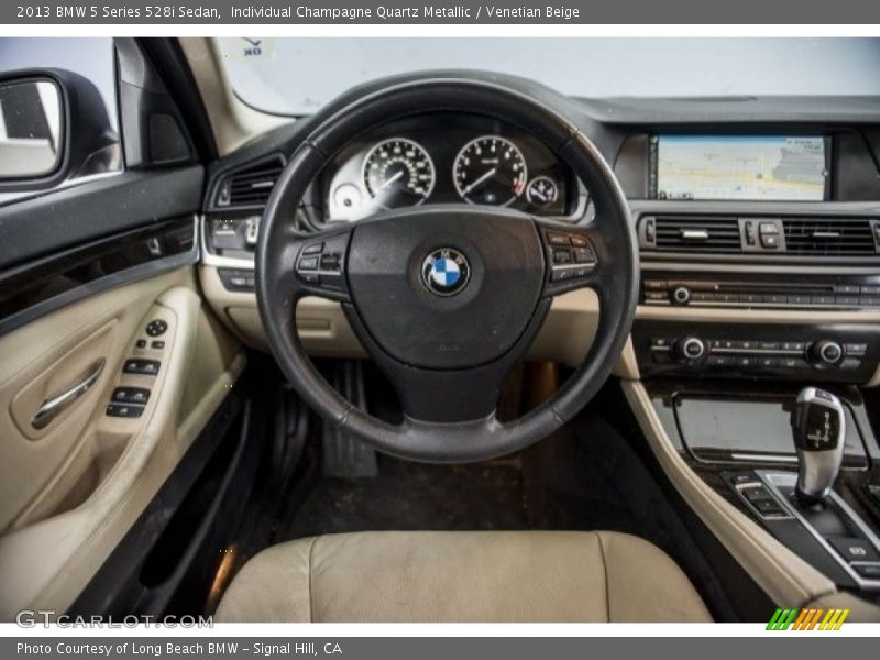 Individual Champagne Quartz Metallic / Venetian Beige 2013 BMW 5 Series 528i Sedan