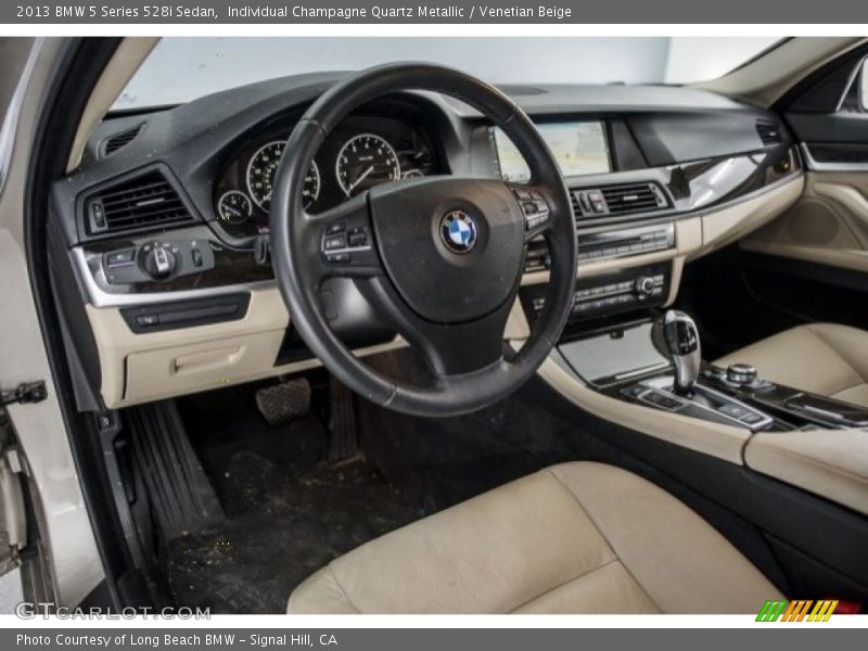 Individual Champagne Quartz Metallic / Venetian Beige 2013 BMW 5 Series 528i Sedan