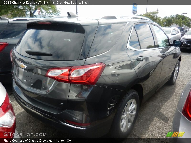 Nightfall Gray Metallic / Jet Black 2018 Chevrolet Equinox LT