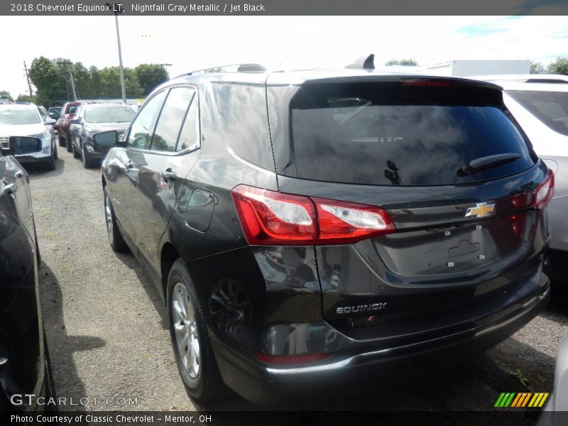 Nightfall Gray Metallic / Jet Black 2018 Chevrolet Equinox LT