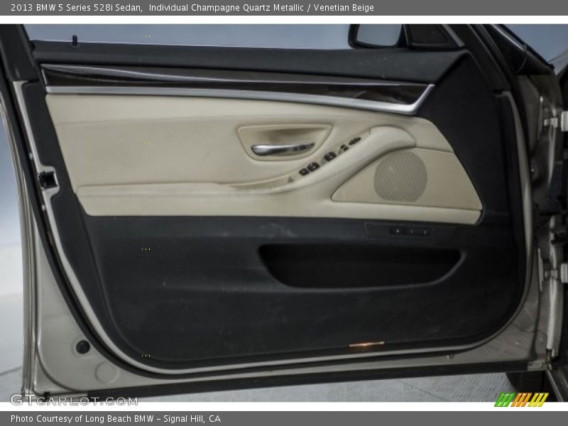 Individual Champagne Quartz Metallic / Venetian Beige 2013 BMW 5 Series 528i Sedan