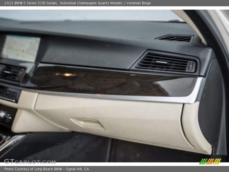 Individual Champagne Quartz Metallic / Venetian Beige 2013 BMW 5 Series 528i Sedan