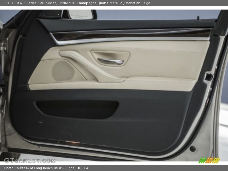 Individual Champagne Quartz Metallic / Venetian Beige 2013 BMW 5 Series 528i Sedan