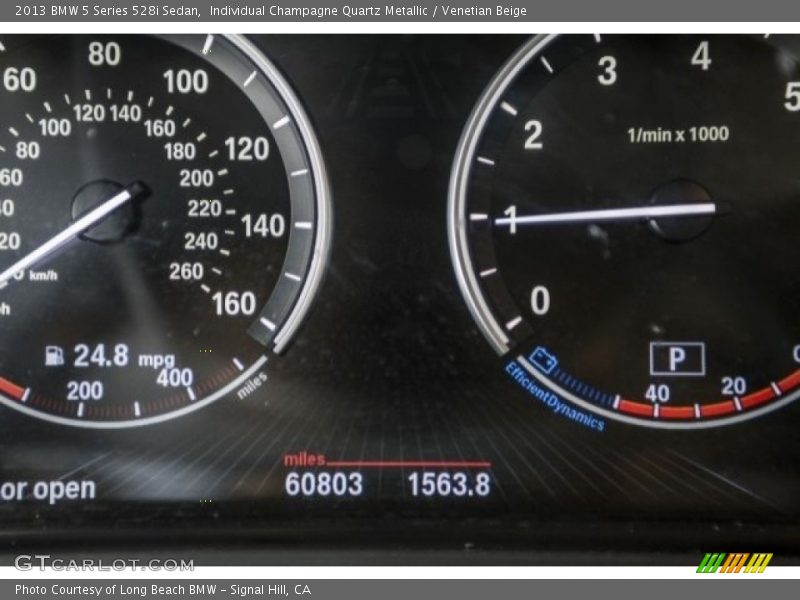 Individual Champagne Quartz Metallic / Venetian Beige 2013 BMW 5 Series 528i Sedan
