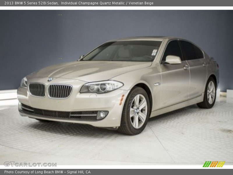 Individual Champagne Quartz Metallic / Venetian Beige 2013 BMW 5 Series 528i Sedan