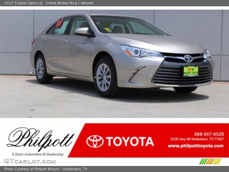 Creme Brulee Mica / Almond 2017 Toyota Camry LE