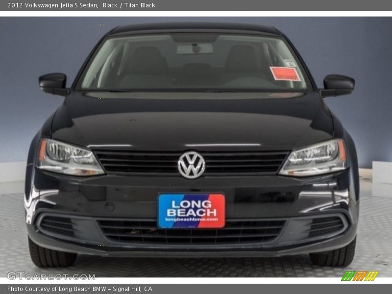 Black / Titan Black 2012 Volkswagen Jetta S Sedan