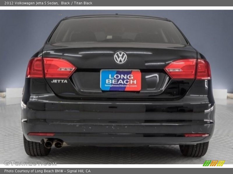 Black / Titan Black 2012 Volkswagen Jetta S Sedan