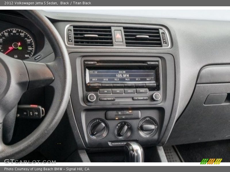 Black / Titan Black 2012 Volkswagen Jetta S Sedan