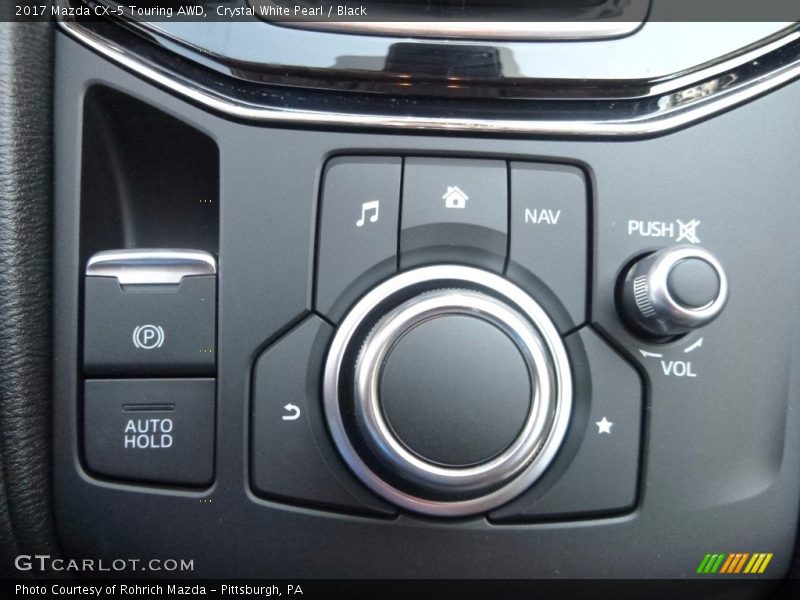 Crystal White Pearl / Black 2017 Mazda CX-5 Touring AWD