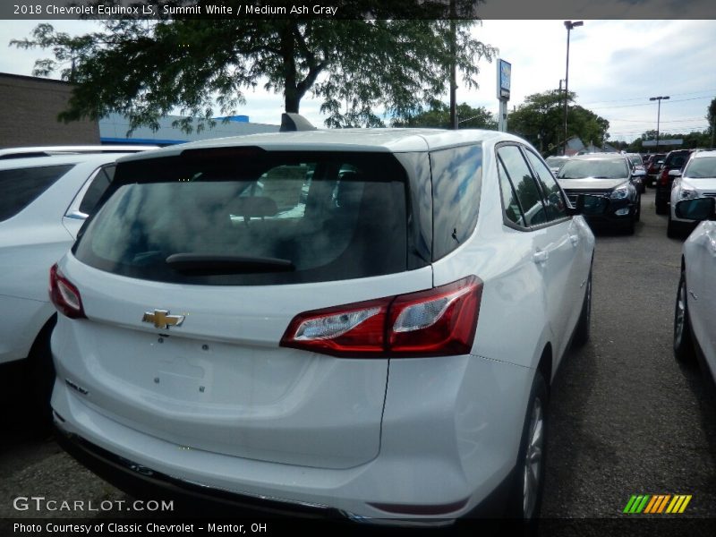 Summit White / Medium Ash Gray 2018 Chevrolet Equinox LS