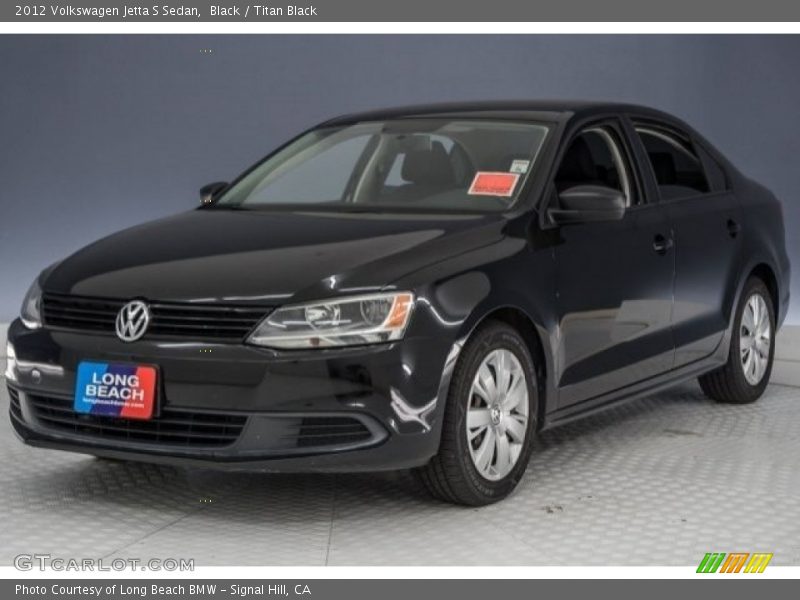 Black / Titan Black 2012 Volkswagen Jetta S Sedan