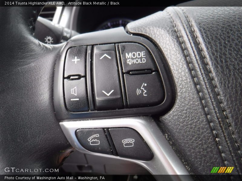 Attitude Black Metallic / Black 2014 Toyota Highlander XLE AWD