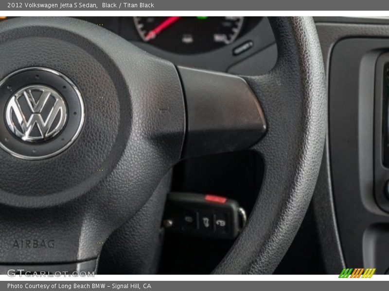 Black / Titan Black 2012 Volkswagen Jetta S Sedan