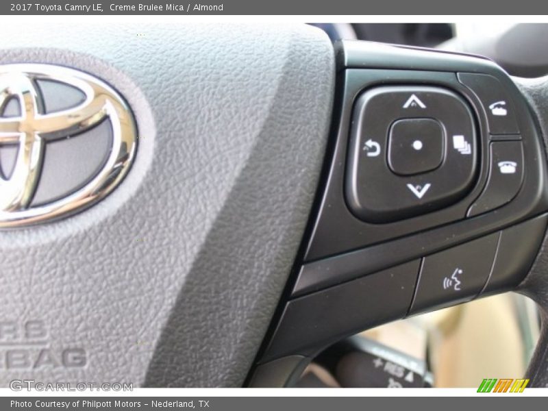 Creme Brulee Mica / Almond 2017 Toyota Camry LE