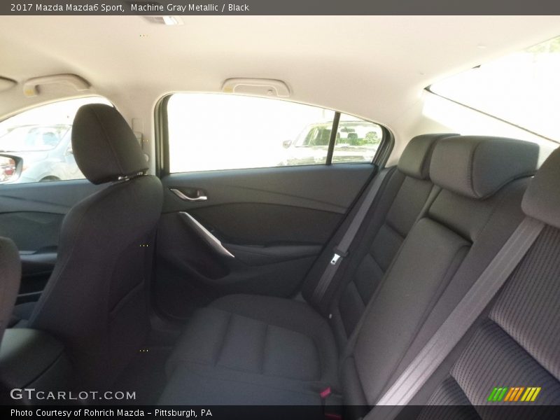 Machine Gray Metallic / Black 2017 Mazda Mazda6 Sport