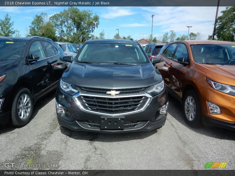 Nightfall Gray Metallic / Jet Black 2018 Chevrolet Equinox LT