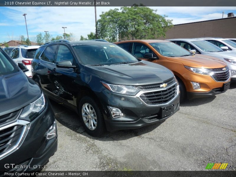 Nightfall Gray Metallic / Jet Black 2018 Chevrolet Equinox LT