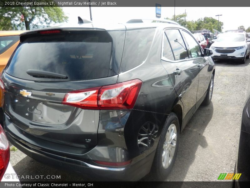 Nightfall Gray Metallic / Jet Black 2018 Chevrolet Equinox LT
