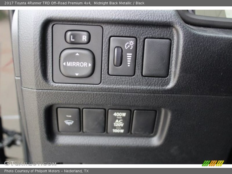 Midnight Black Metallic / Black 2017 Toyota 4Runner TRD Off-Road Premium 4x4