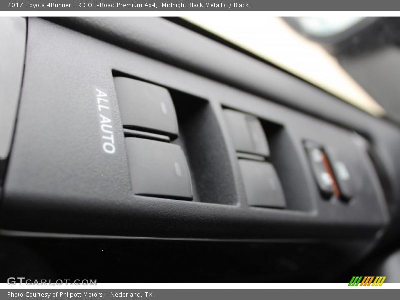 Midnight Black Metallic / Black 2017 Toyota 4Runner TRD Off-Road Premium 4x4