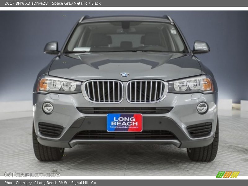 Space Gray Metallic / Black 2017 BMW X3 sDrive28i